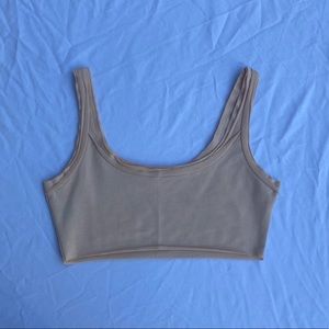 Shein Tan Cropped Tank Top